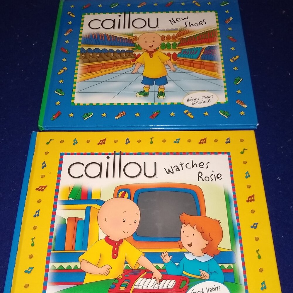 Caillou new shoes + Caillou Watches Rosie x 2